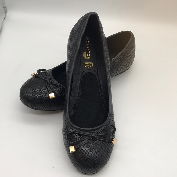 Gold Toe Shoes - Gold Toe Comfort Plus Memory Foam Flats size 8 W